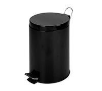 Honey-Can-Do Paso Papelera de acero inoxidable con maletero