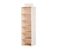 Honey-Can-Do SFT-01003 Organizador de Armario Vertical Colgante con 6 Estantes, Acero Inoxidable, Marrón, 3.81x33.02x36.83 cm