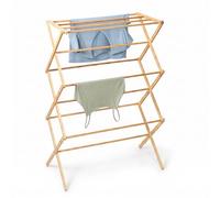Honey-Can-Do Tendedero Plegable de bambú, Natural, 40 Libras