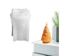 Honey Comb Resin Making Mold - Cylinder Silicone Material | 3D Candle Soap Mould And Casting Art Quick Release | For Home Decoration Candy Birthday Party Ornament And DIY Crafts Use