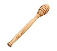 Honey Dipper - Wood Natural Honey Wand For Kitchen Serveware, Eco-Friendly Syrup Stirrer For Sandwich Lunch Holiday, Stick For Winter Candy Pancake Halloween House Fall Food Party 6 Inch