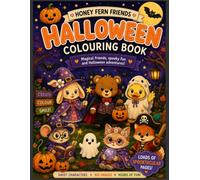 Honey Fern Friends: Halloween Colouring Book: Magical Friends, Spooky Fun and Halloween Adventures
