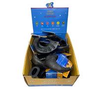 Honey I'm Home, Masticables para perros duros de cuerno de búfalo medio, caja a granel de 15 piezas, totalmente naturales, rango libre, saludable, sin granos y recubierto de miel