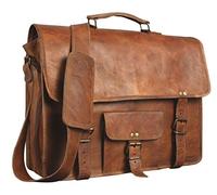 HONEY LEATHER EXPORTERS ALASKA EXPORTS - Messenger Satchel Cross body Portable Office Briefcase Bag for Men and Women…