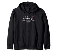 Honey Like A Grandma Only Cooler Heart Mother's Day Honey Sudadera con Capucha