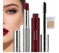 Honey Lip & Eye Bundle Set,Almost Lipstick Honey + High Impact Mascara,Black Tinted Lip Balm, Sheer Hydrating Lipstick,Non-Sticky Soft-Shine Finish, For Women Facial And Lips Care.
