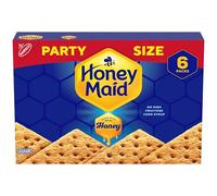 HONEY MAID Graham - Galletas saladas, aperitivos para el almuerzo | 8 g de grano entero por porción de 30 g, fabricado con miel real, sin jarabe de maíz de alta fructosa