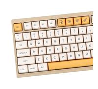 Honey Milk Keycaps - Juego de 138 Teclas PBT Dye-Sub XDA para Teclado mecánico Cherry MX 61/64/87/104/108
