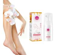 Honey Mousse Hair Removal Spray, Spray de depilación de, Spray de Depilación, Crema Depilatoria, spray de depilación para piernas, brazos, depilación suave para rostro, axilas, brazo (30ML)
