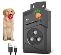Honey Paws Dispositivo antiladridos automático para perros, disuasorio ultrasónico de ladridos de perros con 3 emisores, rango de 50 pies, silenciador de ladridos sin golpes, impermeable IP66 para