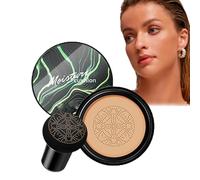 Honey & Pine Face Moisture Air Cushion CC Cream, Honey And Pine Makeup, Cushion Make Up Long-Lasting Nude Makeup Even Skin Tone For All Skin Types (04#NUDE SKIN COLOR)