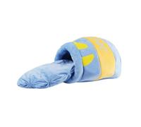 Honey Pot - Cama para gatos de interior, bonita cama cueva semicerrada con fondo antideslizante, casa cálida de invierno para perros pequeños, gatitos y cachorros (azul)