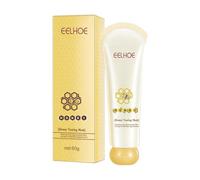 Honey Rip-Off Mask Tighten Pores Dark Yellow Brighten Complexion Mask Applicator Gentle Blackhead Removal,Dead Skin Cleanse Pores Reduce,For All Skin Types,60g