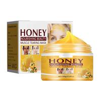 Honey Tear-Off Mask, Pore Cleansing Rip-Off Mask, Skin Rejuvenation and Brightening, Deeply Cleans Moisturizing, for Pore Tightening Nourish and Renew for All Skin Type (1PC)