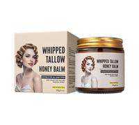Honey & Whipped Beef Balm, Beef Skin Balm, Moisturizing Facial Cream, Soft and Gentle, Grass Fed Facial Cream, Nourishes And Keeps Skin Delicate.113g (A)
