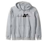 Honeybee Pulse Line Apicultor Honeybee Sudadera con Capucha