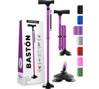 HONEYBULL Bastón para Hombres y Mujeres - Plegable, Ajustable, Abatible, Bastón Portátil, Punta Pivotante, Resistente | Bastones para Personas Mayores y Adultos (Morado)