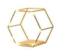 Honeycomb Wall Shelves - Lighted Hexagon Display Rack | Geometric Floating Shelf for Bedroom, Lounge, Kitchen, Workplace, Rustic Storage Unit for Plants, Frames, Books, Decorations, Stylish Home