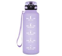 HoneyHolly Botella Agua, 1500ML Prueba de Fugas, Cantimplora Gimnasio, Marcador de Tiempo, Botella de Agua, Reutilizable, Cantimplora, Motivacional, Water Bottle para Fitness Camping Correr Yoga