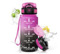 HoneyHolly Botella Agua, 500 ml con Pajita, Cantimplora, Prueba de Fugas, Botella Agua Niños Colegio, Libre de BPA, Cantimplora para Niños, Deporte, Running, Gimnasio, Bicicleta