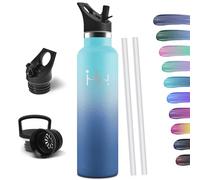 HoneyHolly Botella Agua Acero Inoxidable, 1000ML Reutilizable Sin BPA, Botella Agua Termica, Botella Agua, Aislamiento Al Vacío de Doble Pared, Termos, Cantimplora para Adultos, Deporte