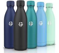 HoneyHolly Botella Agua Acero Inoxidable, Acero Inoxidable 18/8, Botella Termica, Sin BPA 1000ML, Termo, A Prueba de Fugas, Botella Gimnasio para Camping, Excursión, Deportes Al Aire Libre