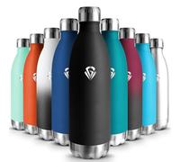 HoneyHolly Botella Agua Acero Inoxidable, Acero Inoxidable 18/8, Botella Termica, Sin BPA 1000ML, Termo, A Prueba de Fugas, Botella Gimnasio Para Camping, Excursión, Deportes Al Aire Libre