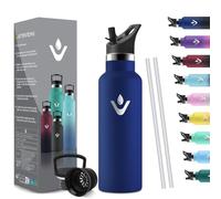 HoneyHolly Botella Agua Acero Inoxidable - Botella Agua Niños - 500ml Botella Termica Sin BPA, 12H Caliente/24 Frío, Botella para Niños & Adultos, Botella Acero Inoxidable para Deporte, Oficina, Yoga