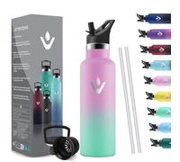 HoneyHolly Botella Agua Acero Inoxidable - Botella Agua Niños - 500ml Botella Termica Sin BPA, 12H Caliente/24 Frío, Botella para Niños & Adultos, Botella Acero Inoxidable para Deporte, Oficina, Yoga