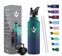 HoneyHolly Botella Agua Acero Inoxidable - Botella Agua Niños - 500ml Botella Termica Sin BPA, 12H Caliente/24 Frío, Botella para Niños & Adultos, Botella Acero Inoxidable para Deporte, Oficina, Yoga