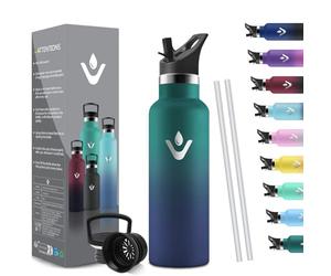 HoneyHolly Botella Agua Acero Inoxidable - Botella Agua Niños - 500ml Botella Termica Sin BPA, 12H Caliente/24 Frío, Botella para Niños & Adultos, Botella Acero Inoxidable para Deporte, Oficina, Yoga