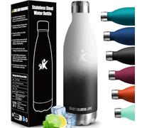 HoneyHolly Botella agua Acero Inoxidable, Botella Termica - 1000ml sin BPA, Botella de Agua Deportiva, Doble Pared al Vacío a Prueba de Fugas, Cantimplora Termica para Gimnasio