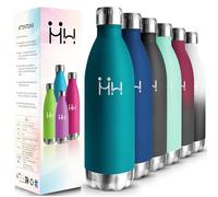 HoneyHolly Botella agua Acero Inoxidable, Botella Termica - 1000ml sin BPA, Botella de Agua Deportiva, Doble Pared al Vacío a Prueba de Fugas, Cantimplora Termica para Gimnasio