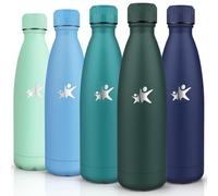 HoneyHolly Botella agua Acero Inoxidable, Botella Termica - 750ml sin BPA, Botella de Agua Deportiva, Doble Pared al Vacío a Prueba de Fugas, Cantimplora Termica para Gimnasio