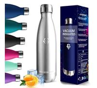 HoneyHolly Botella agua Acero Inoxidable, Botella Termica - 750ml sin BPA, Botella de Agua Deportiva, Doble Pared al Vacío a Prueba de Fugas, Cantimplora Termica para Gimnasio