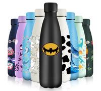 HoneyHolly Botella Agua Acero Inoxidable, Sin BPA 500ML, Botella Agua Niños, Acero Inoxidable 18/8, Botella Termica, A Prueba de Fugas Reutilizable, Termo para Camping, Gimnasio, Escuela, Deportes.