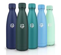 HoneyHolly Botella Agua Acero Inoxidable, Sin BPA 500ML, Botella Agua Niños, Acero Inoxidable 18/8, Botella Termica, A Prueba de Fugas Reutilizable, Termo para Camping, Gimnasio, Escuela, Deportes