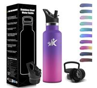 HoneyHolly Botella Agua Acero Inoxidable, Termo Agua Fria, 500ml Cantimplora Termica Sin BPA, 12H Caliente/24 Frío, Botella para Niños & Adultos, Botella Acero Inoxidable para Deporte, Oficina, Yoga