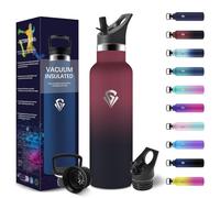 HoneyHolly Botella Agua Acero Inoxidable, Termo Agua Fria, 500ml Cantimplora Termica Sin BPA, 12H Caliente/24 Frío, Botella para Niños & Adultos, Botella Acero Inoxidable para Deporte, Oficina, Yoga