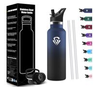 HoneyHolly Botella Agua Niños, Termo Agua Fria, 500ml Cantimplora Termica Sin BPA, 12H Caliente/24 Frío, Cantimplora Acero Inoxidable 18/8, Botella Acero Inoxidable para Deporte, Oficina, Yoga