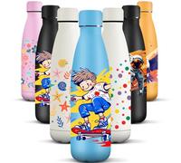 HoneyHolly Botella Termica, 500 ml sin BPA, Botella Agua Acero Inoxidable, Doble Aislamiento, Cantimplora, A Prueba de Fugas, Acero Inoxidable 18/8, Cantimplora Termica para Deportes, Escuela, Yoga