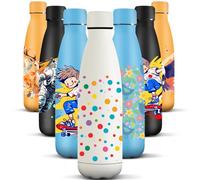 HoneyHolly Botella Termica, 500 ml sin BPA, Botella Agua Acero Inoxidable, Doble Aislamiento, Cantimplora, A Prueba de Fugas, Acero Inoxidable 18/8, Cantimplora Termica para Deportes, Escuela, Yoga