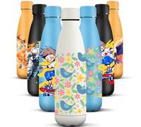HoneyHolly Botella Termica, 500 ml sin BPA, Botella Agua Acero Inoxidable, Doble Aislamiento, Cantimplora, A Prueba de Fugas, Acero Inoxidable 18/8, Cantimplora Termica para Deportes, Escuela, Yoga