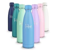 HoneyHolly Botella Termica 500ML - Botella agua Acero Inoxidable, Termo con pared Doble Aislamient, de Fugas, Cantimplora Termica para Niños, Deportiva, Gym - Conserva 12 Horas Caliente, 24 frio