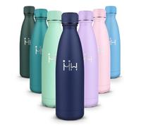 HoneyHolly Botella Termica 500ML - Botella agua Acero Inoxidable, Termo con pared Doble Aislamient, de Fugas, Cantimplora Termica para Niños, Deportiva, Gym - Conserva 12 Horas Caliente, 24 frio