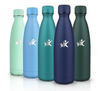 HoneyHolly Botella Termica - 500ML - Botella agua Acero Inoxidable, Termo con pared Doble Aislamient, de Fugas, Cantimplora Termica para Niños, Deportiva, Gym - Conserva 12 Horas Caliente, 24 frio