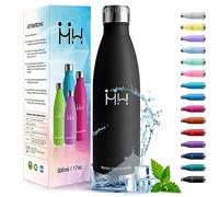 HoneyHolly Botella Termica - 500ML - Botella agua Acero Inoxidable, Termo con pared Doble Aislamient, de Fugas, Cantimplora Termica para Niños, Deportiva, Gym - Conserva 12 Horas Caliente, 24 frio