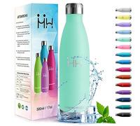 HoneyHolly Botella Termica - 500ML - Botella agua Acero Inoxidable, Termo con pared Doble Aislamient, de Fugas, Cantimplora Termica para Niños, Deportiva, Gym - Conserva 12 Horas Caliente, 24 frio