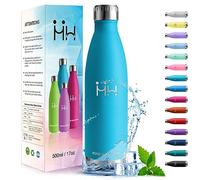 HoneyHolly Botella Termica - 500ML - Botella agua Acero Inoxidable, Termo con pared Doble Aislamient, de Fugas, Cantimplora Termica para Niños, Deportiva, Gym - Conserva 12 Horas Caliente, 24 frio