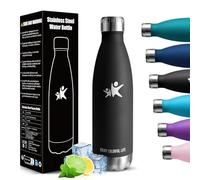 HoneyHolly Botella Termica - 500ML - Botella agua Acero Inoxidable, Termo con pared Doble Aislamient, de Fugas, Cantimplora Termica para Niños, Deportiva, Gym - Conserva 12 Horas Caliente, 24 frio